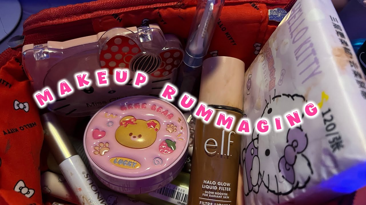 Makeup Bag Rummaging ASMR 💄 | Tapping, Scratching & Soft Sounds for Sleep
