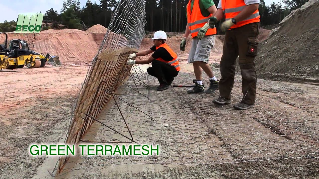 GREEN TERRAMESH -- Mit Hochgeschwindigkeit zur Steilböschung! FullHD