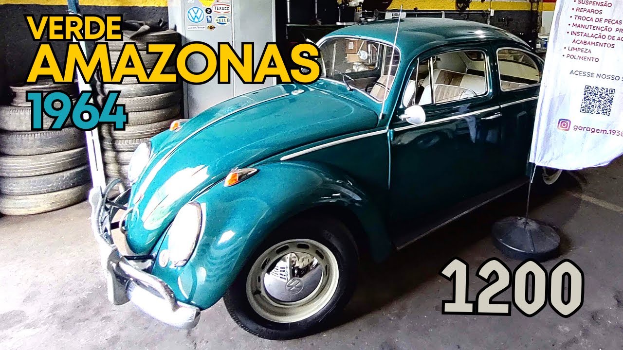 Mais um Projeto concluído! Fusca 1964 Verde Amazonas 1200.