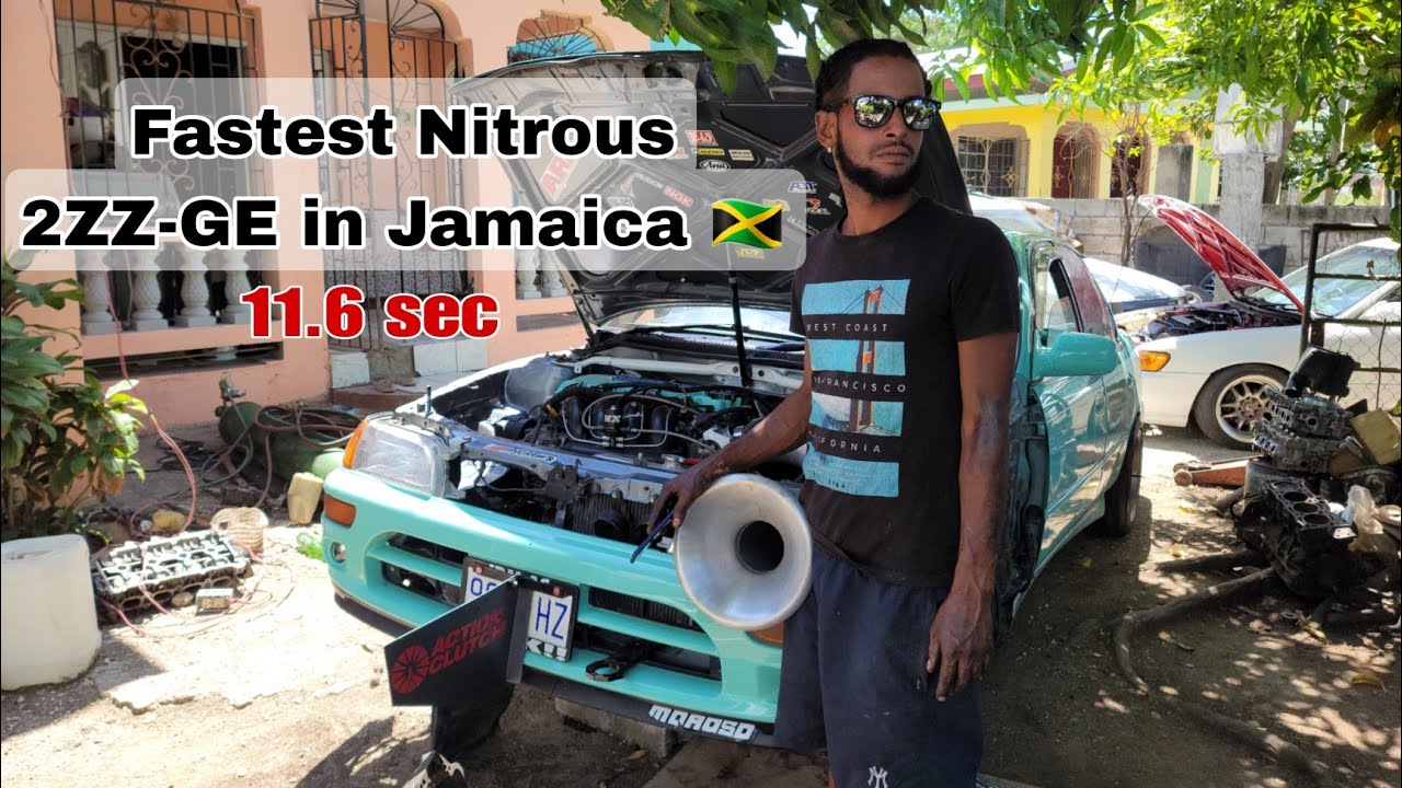 Fastest Nitrous 2ZZ-GE Car In Jamaica With A 11.6 Quarter Mile Pass | Sanchez | Motorsporta