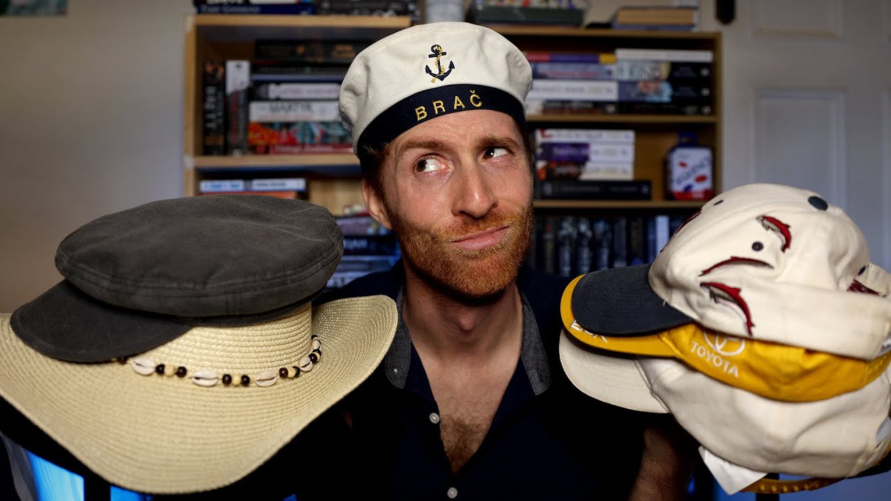 ASMR Hat Collection | Fabric Scratching and Tapping | Old School