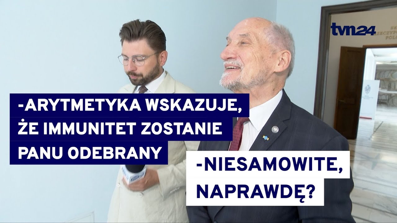 Sejm dziś zdecyduje o immunitecie Macierewicza. Rozmawialiśmy z nim, usłyszeliśmy "Kłamstwa!"