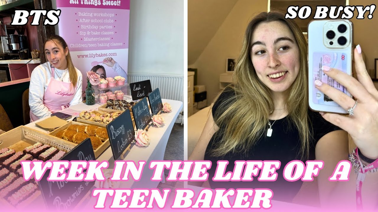 Week in the Life of UK TEEN BAKER l productive week l bts l baking vlog | 18 yrs old