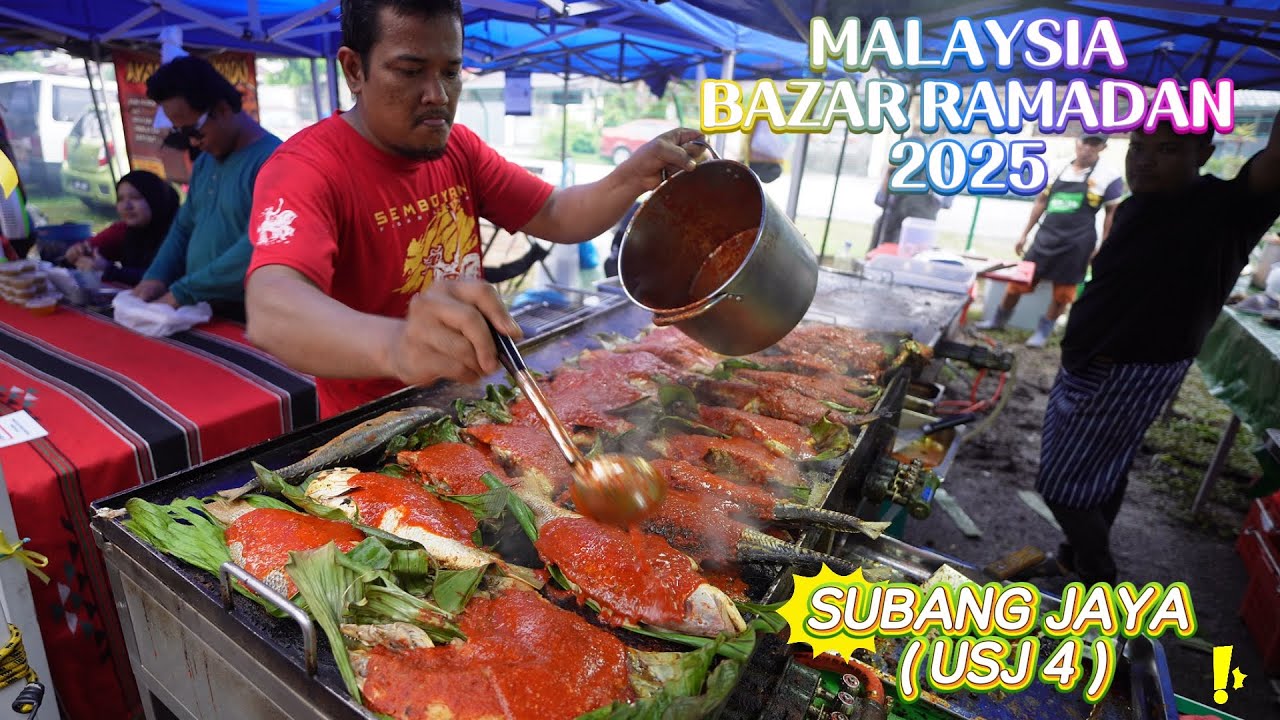 Bazar Ramadan USJ 4 SUBANG JAYA 2025 | Bazaar Ramadhan | Malaysia Street Food | 2025集市斋戒月
