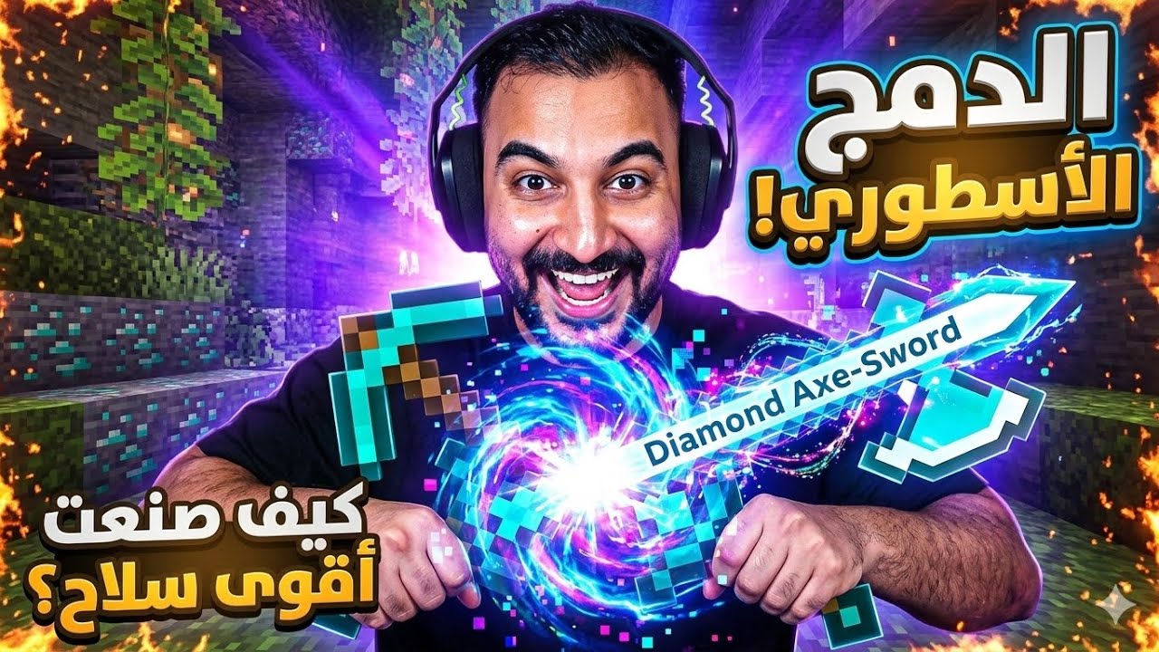 كيف صنعت أقوي سلاح في ماين كرافت …!!🔥 