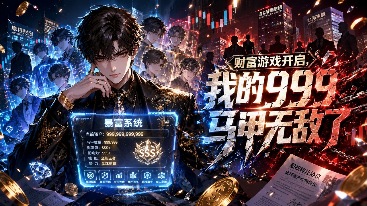 💥ENG SUB💥【财富游戏开启，我的999马甲无敌了】The Wealth King with 999 Identities #都市 #系统 #逆袭 #动漫 #爽文