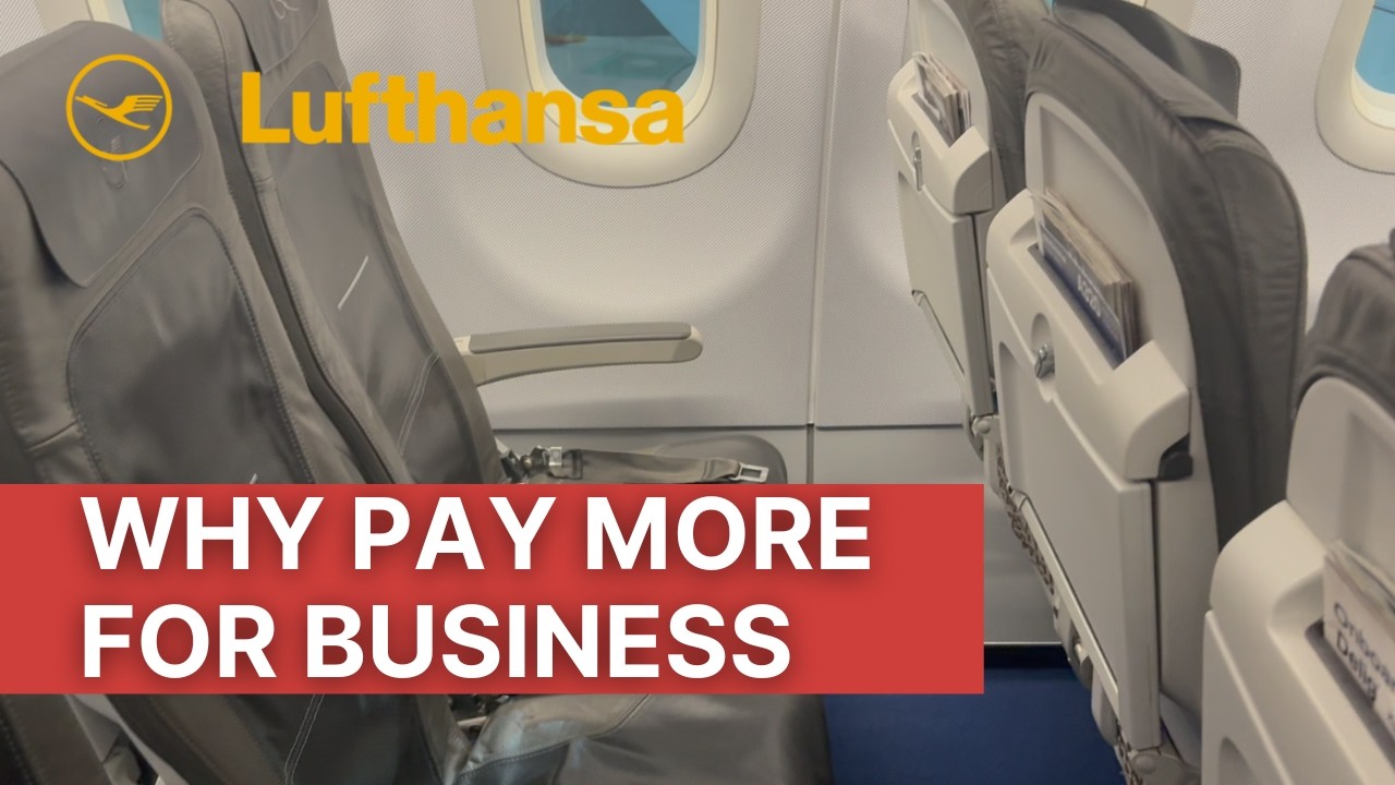 Lufthansa Short Haul Economy Class Review | The Travel Tips Guy
