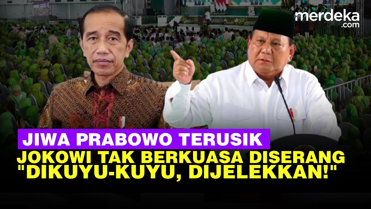 Jiwa Prabowo Terusik Lihat Jokowi Tak Lagi Berkuasa Terus 