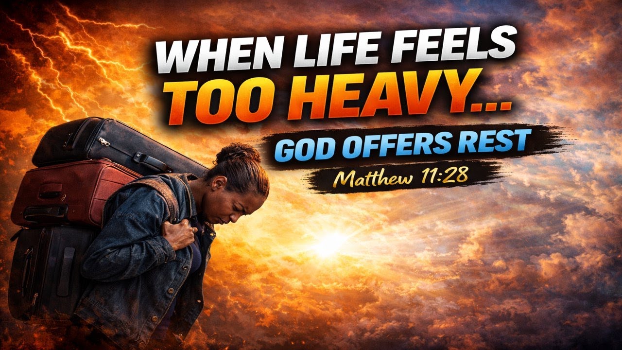 When Life Feels Too Heavy....... God Offers Rest