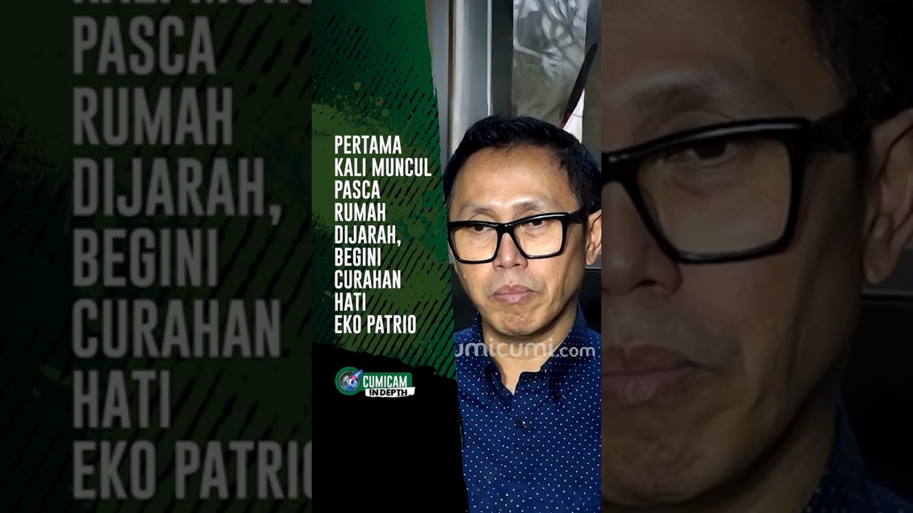 Pertama Kali Muncul Pasca Rumah Dijarah, Begini Curhatan Hati Eko Patrio