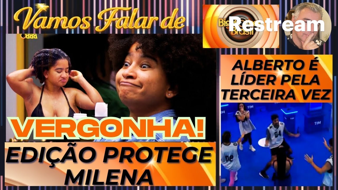 BBB26: VERGONHA! EDIÇÃO PROTEGE MILENA DE FALAS E AÇÕES DEPLORÁVEIS * ALBERTO É LÍDER PELA 3ª VEZ
