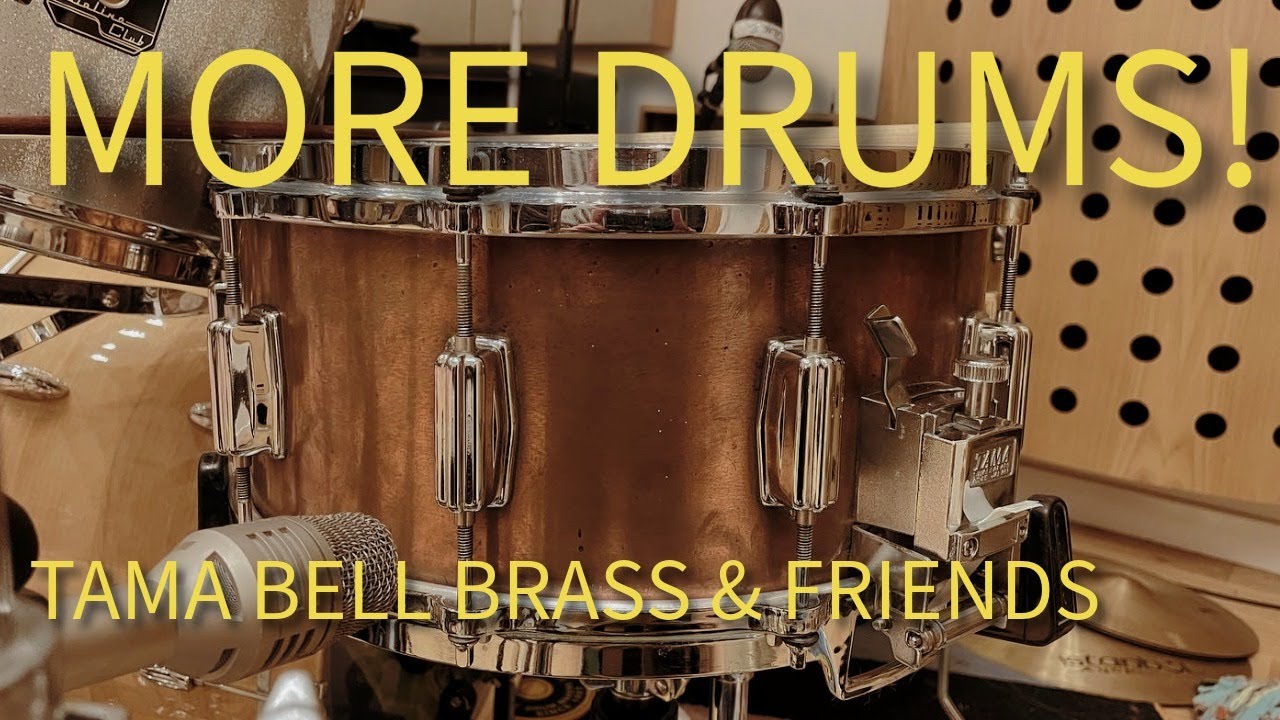 Tama Bell Brass and the Dr Alien 8 mic. Building my dream drum kit plugin - Episode 3