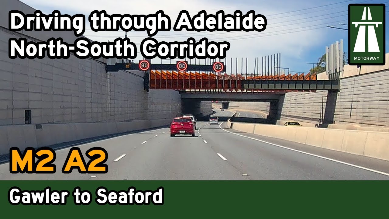 Driving through Adelaide from Gawler to Seaford – M2/A2 North-South Corridor [4K]