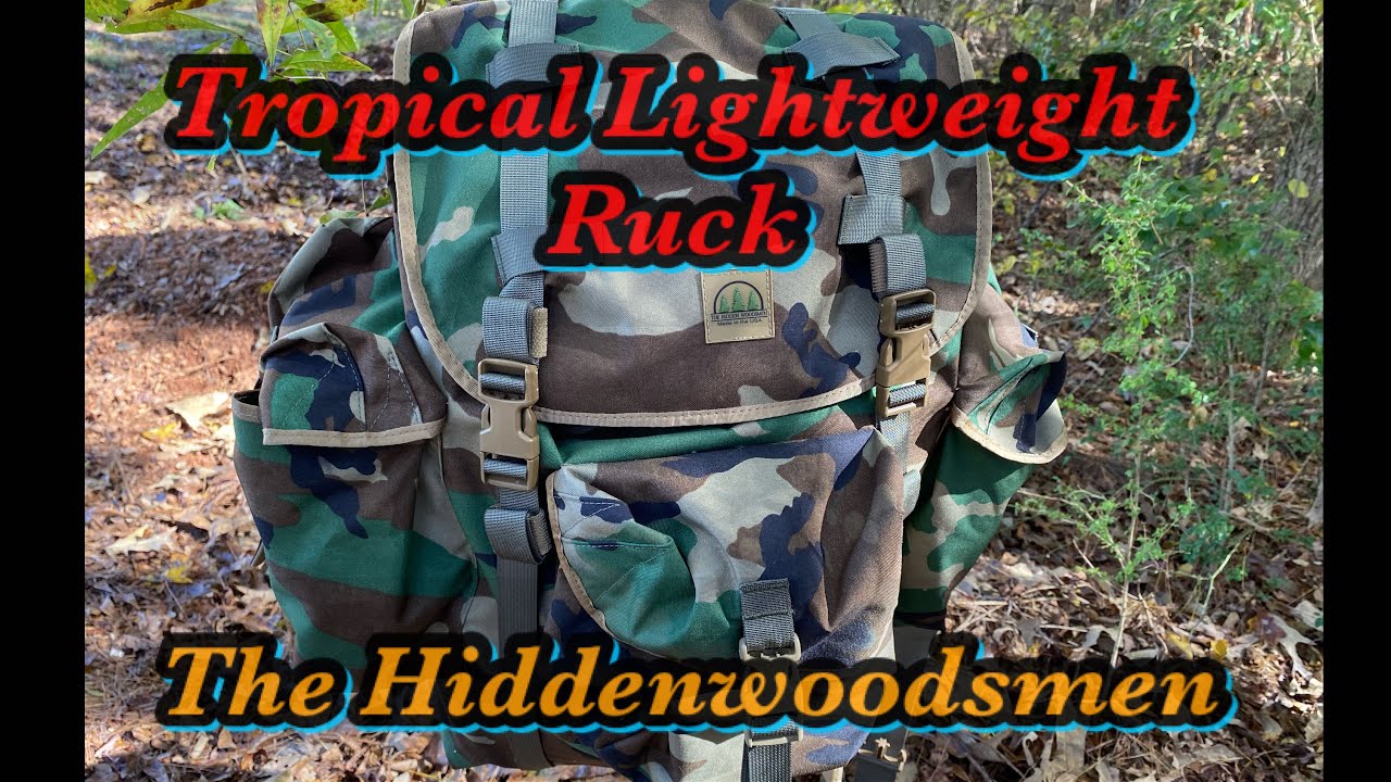 The Alice Pack Replacement- Tropical Lightweight Ruck from The Hidden Woodsmen