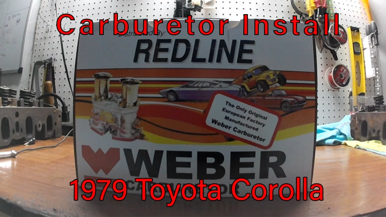 1979 Toyota Corolla gets a new 32/36 Weber Carburetor