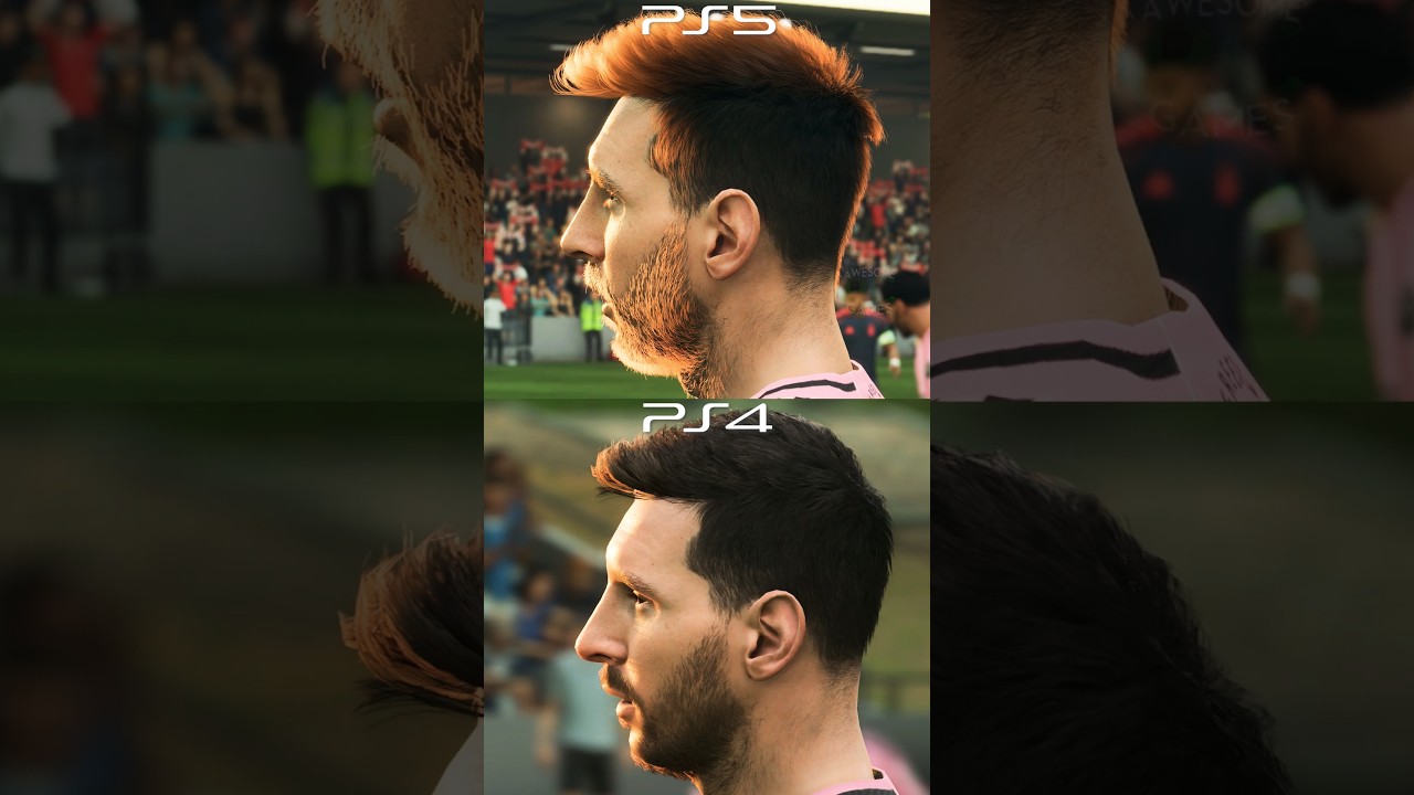 FC 26: PS4 против PS5 Освещение #fc26 #освещение #messi