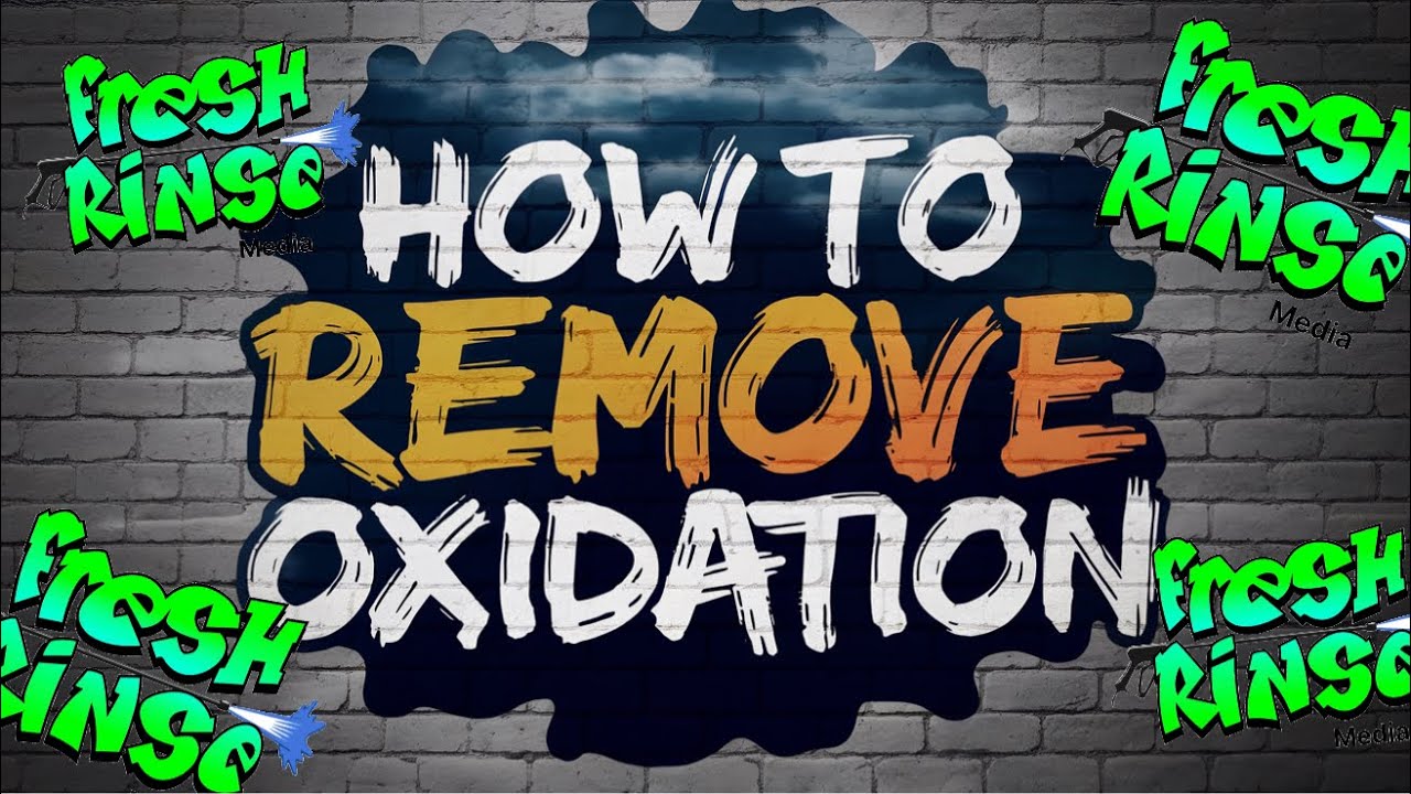 How To Remove Aluminum Oxidation and Paint Residue From Brick