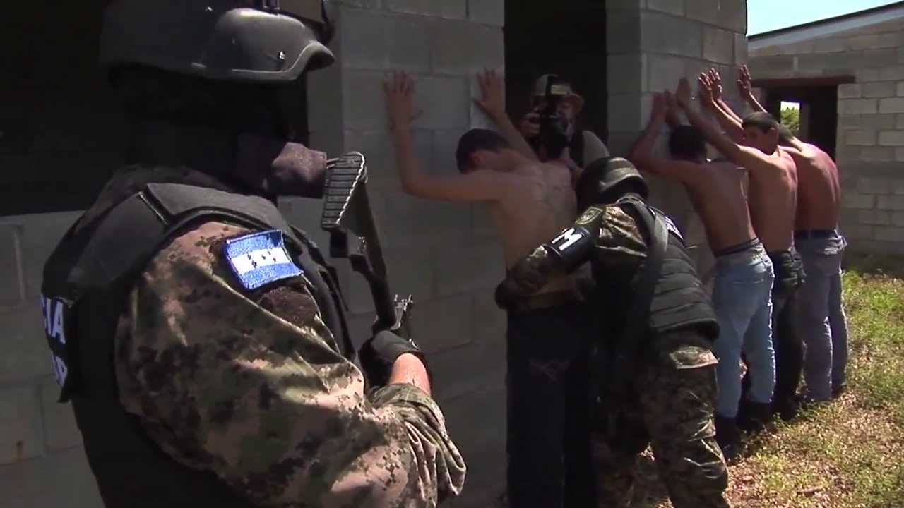 Policía militar hondureña intensifica su entrenamiento