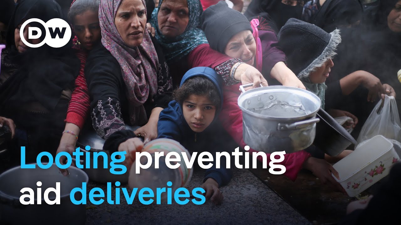 UN warns Gaza Strip 'too dangerous' for aid distribution as Palestinians go hungry | DW News