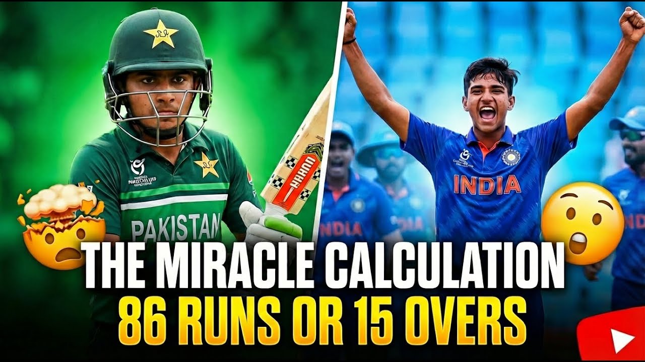 The NRR Calculation: Pakistan U19's Path to Semi-Finals vs India U19 World Cup