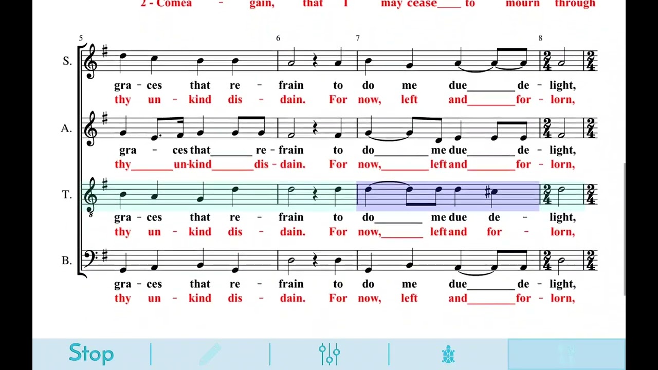 Come again - John Dowland - North Atlanta Voices - Ténors