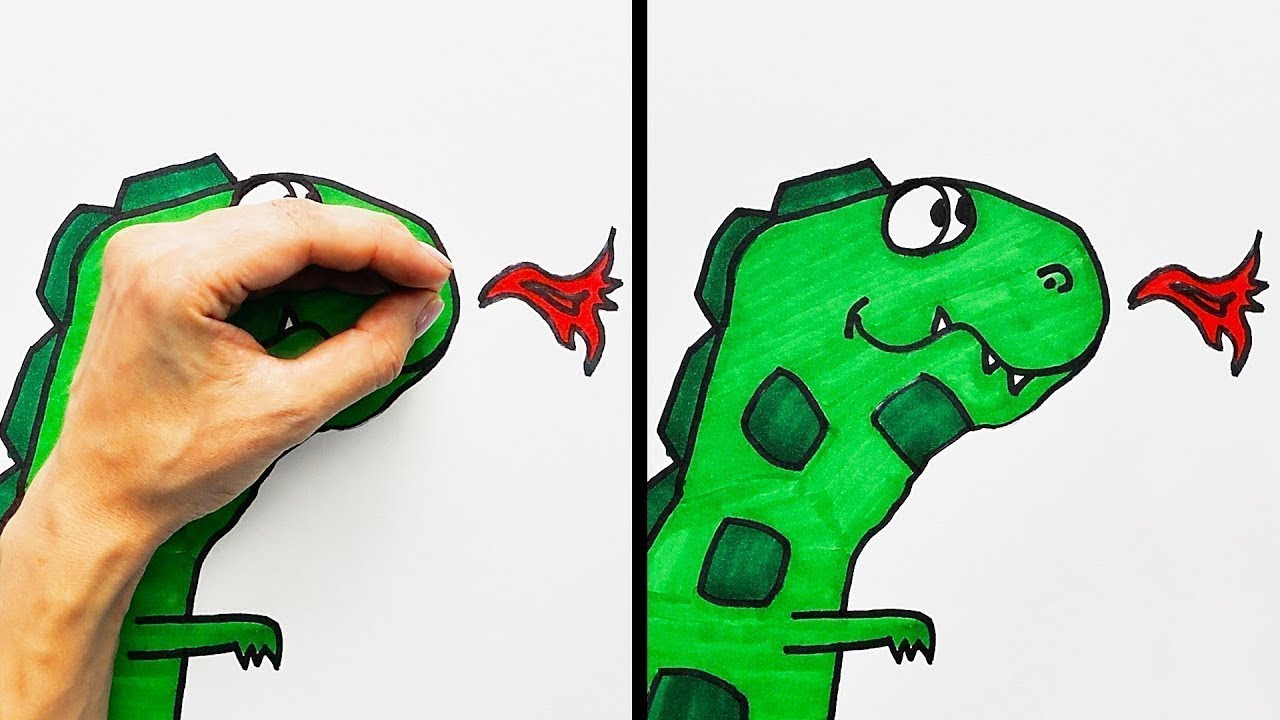 20 IDEAS PARA DIBUJAR CON TUS MANOS