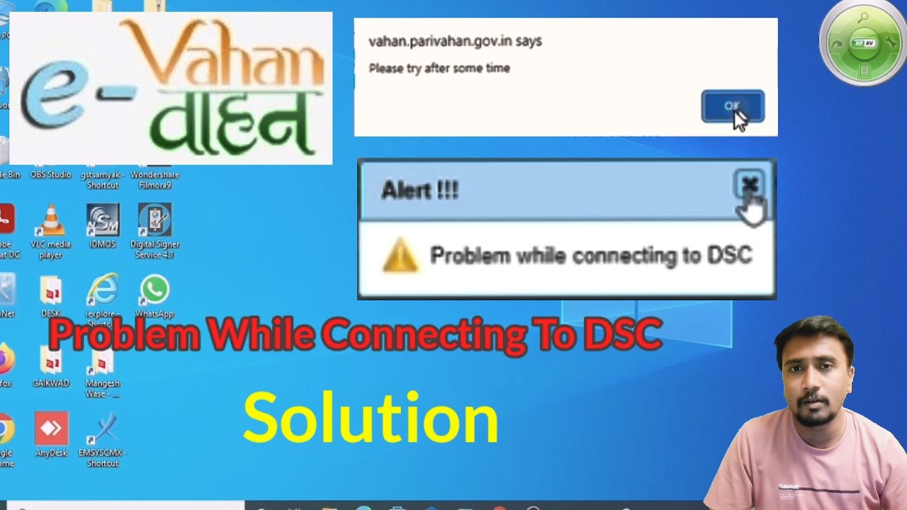 Problem While Conneting to DSC How To Solve This Error  In VAHAN 4 || FULL Solution #VAHAN 4