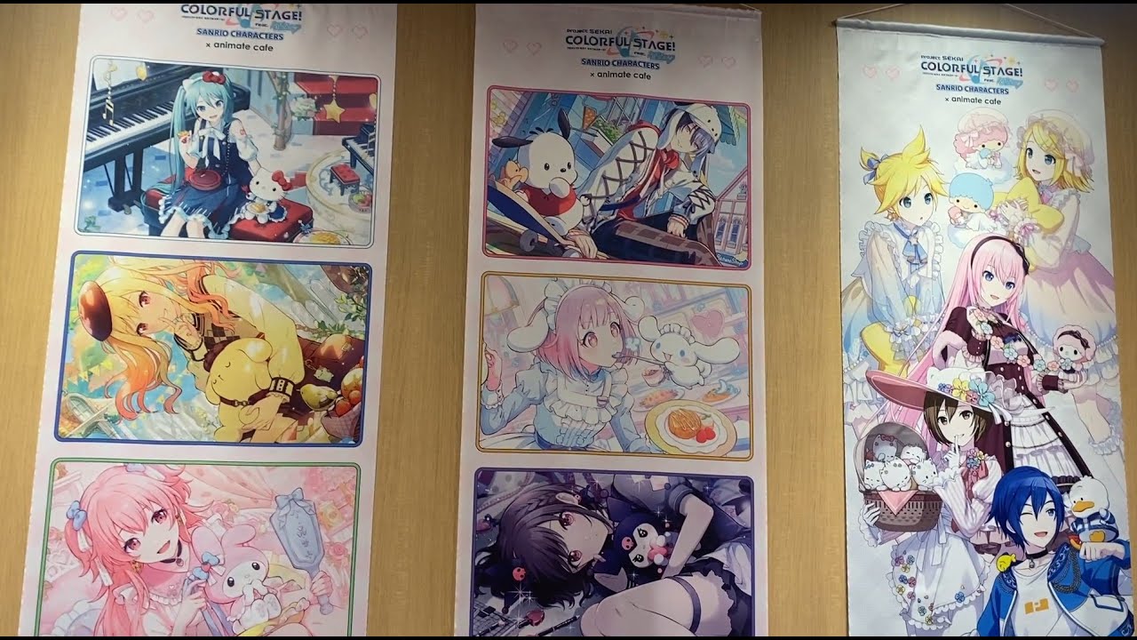 Project Sekai x Sanrio Collaboration Cafe in Japan