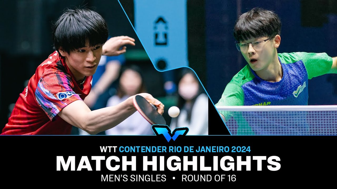 Leonardo Iizuka vs Shunsuka Togami | MS R16 | WTT Contender Rio de Janeiro 2024