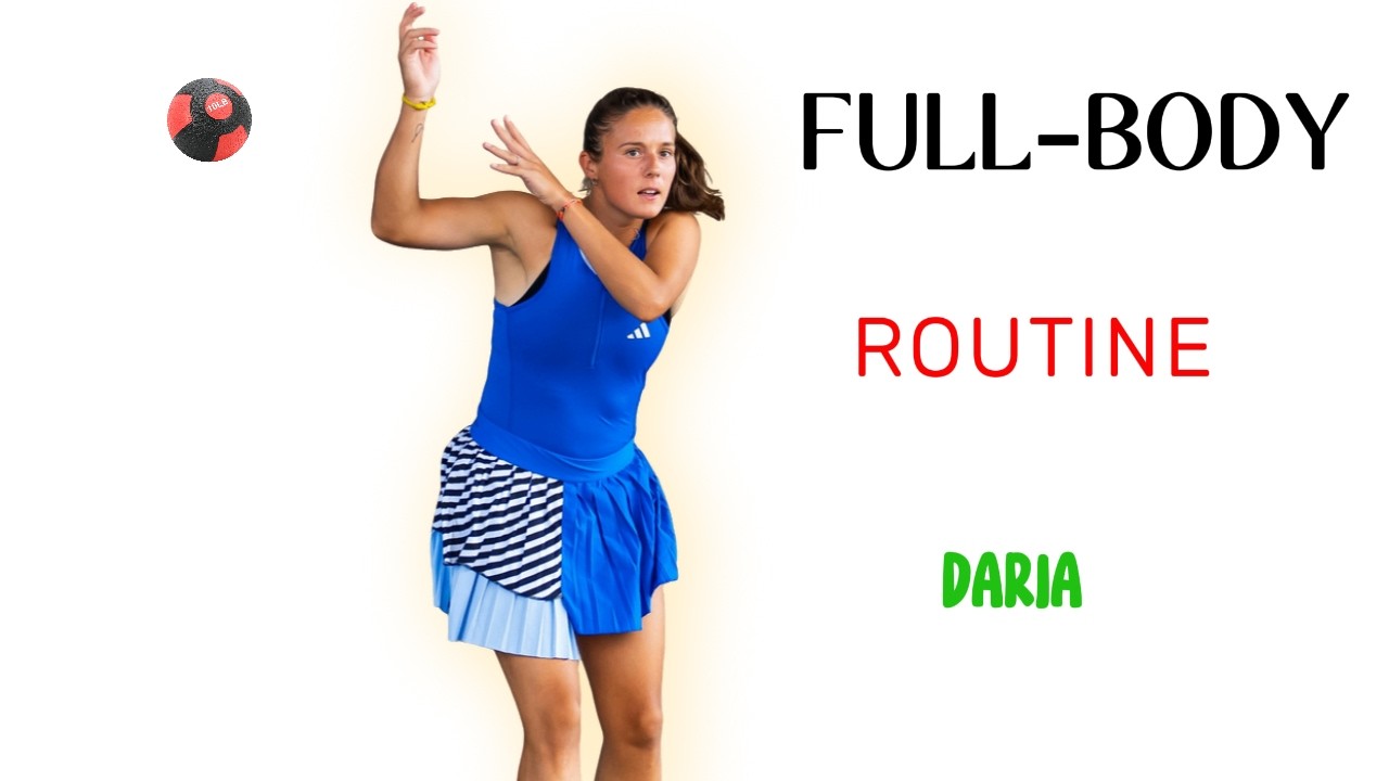 Daria Kasatkina's Full Body Tennis Workout Plan | on Court & Gym Program