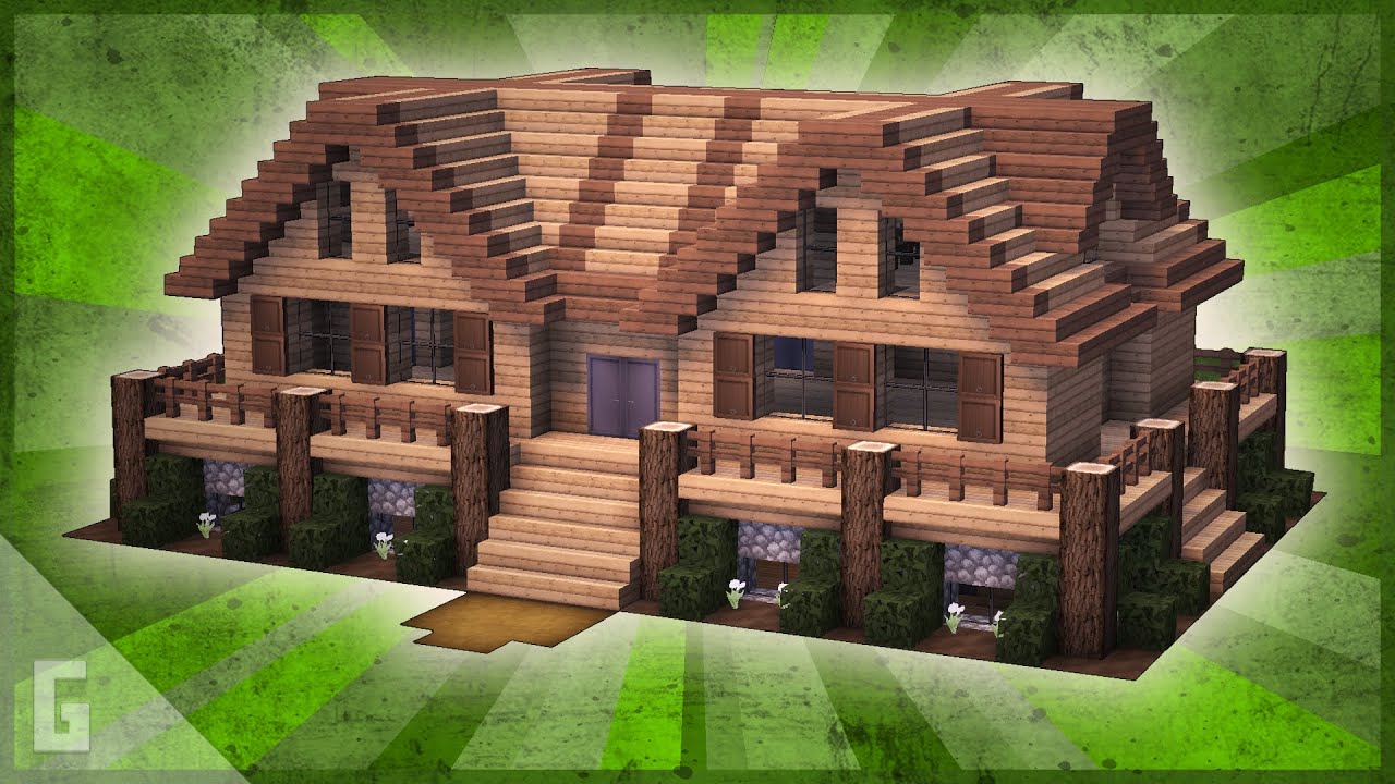 Мастер-класс по созданию деревянной хижины в Minecraft Deluxe! (#20)