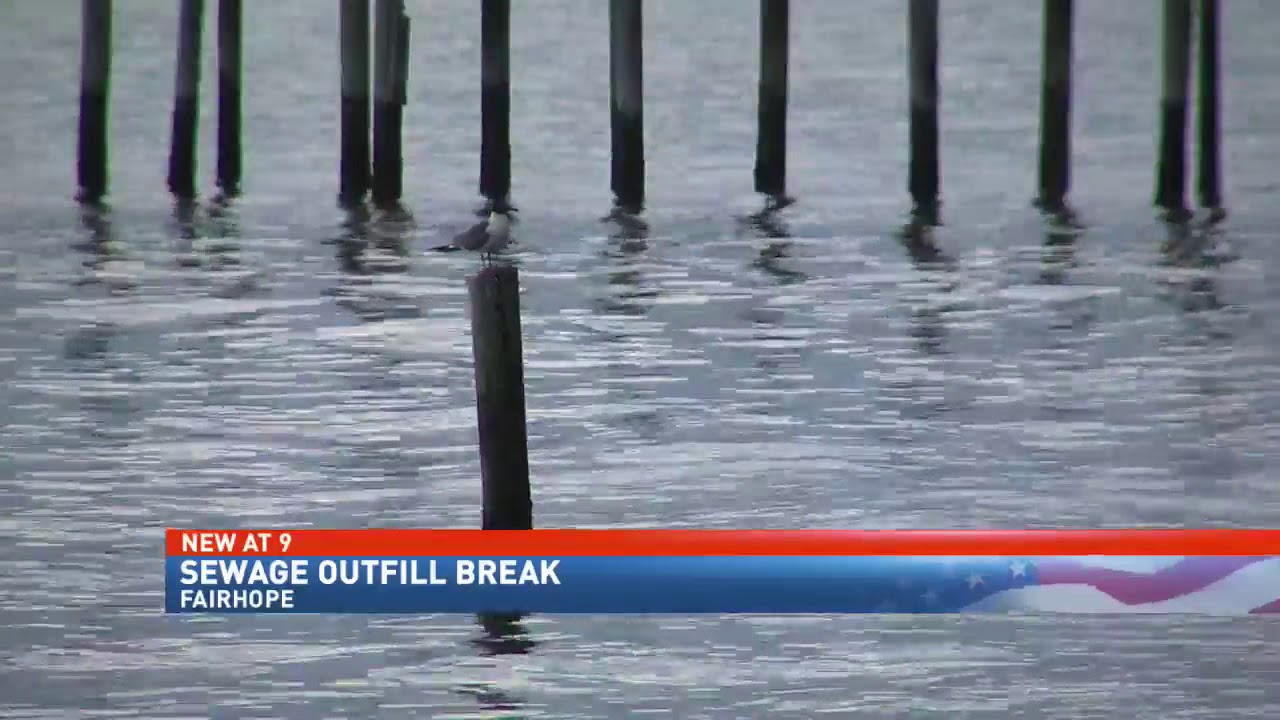 Sewage line break discovered in Mobile Bay - NBC 15 News, WPMI