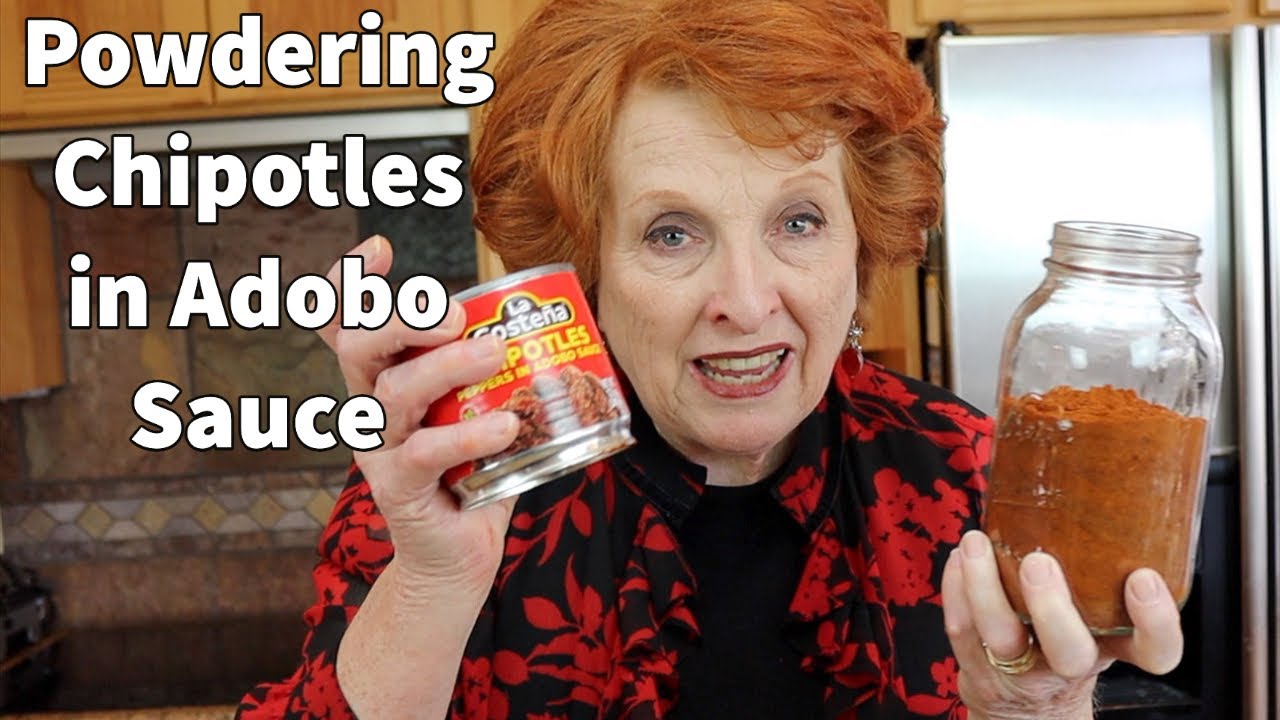 Powdering Chipotles in Adobo Sauce