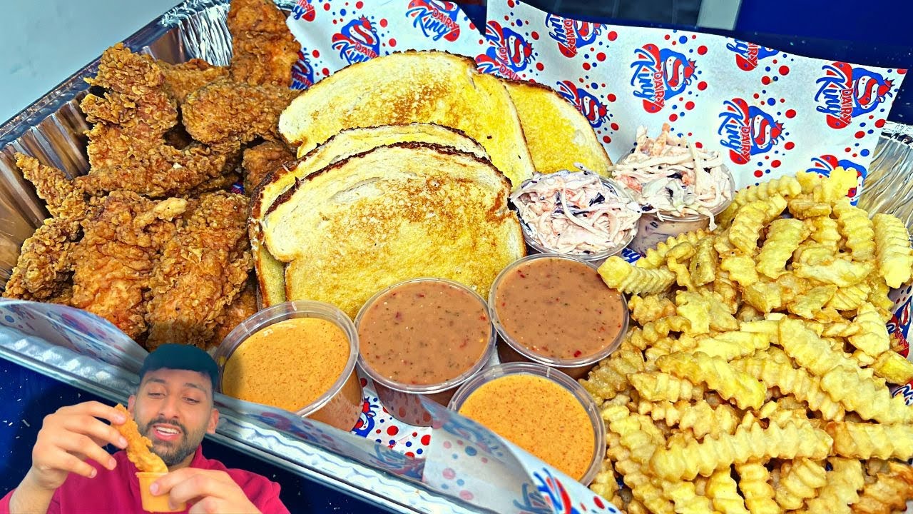 BIRMINGHAM'S LATEST CHICKEN PLATTER! DAIRY KINGS IS A MUST TRY! CHICKEN TENDERS LIKE RAISING CANE'S!