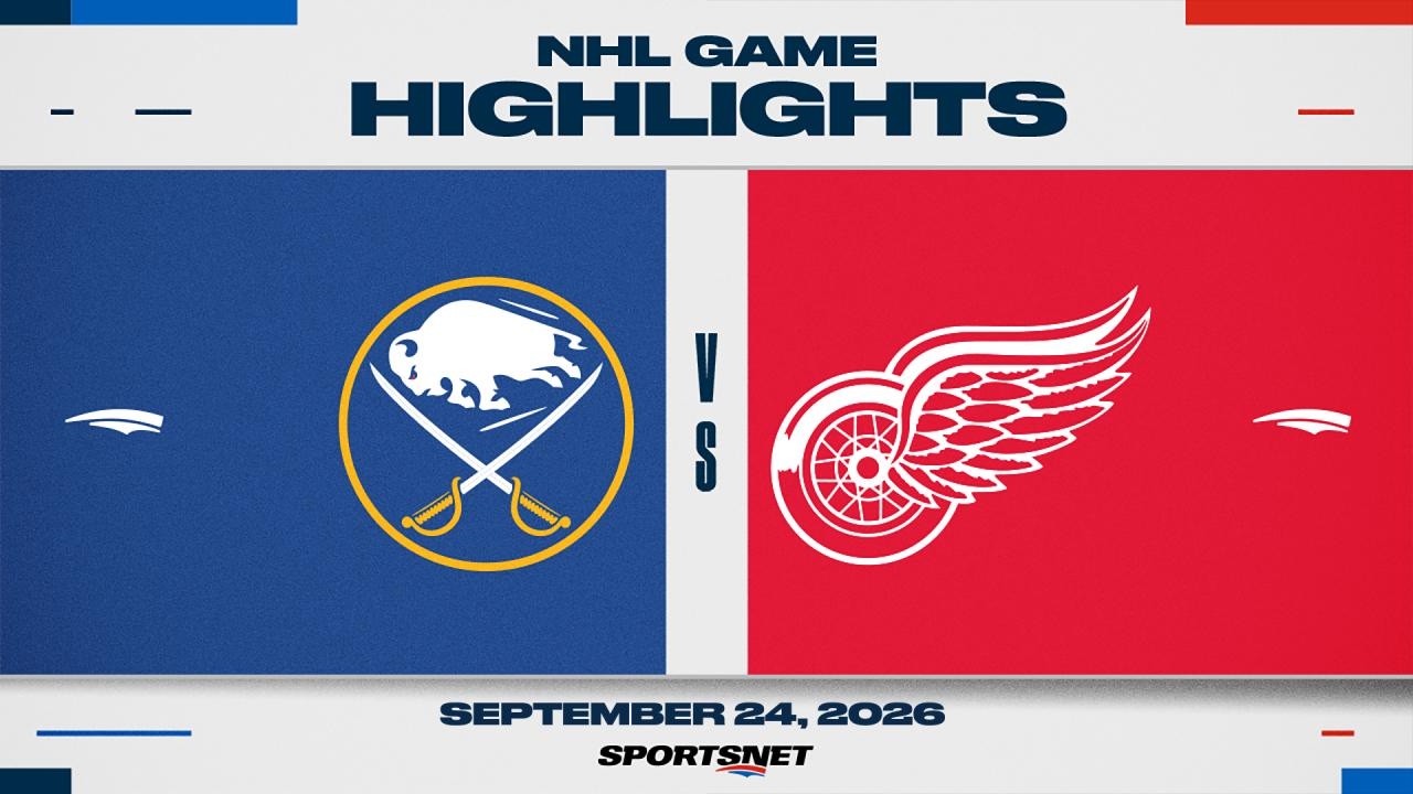 NHL Pre-Season Highlights | Sabres vs. Red Wings - September 24, 2026