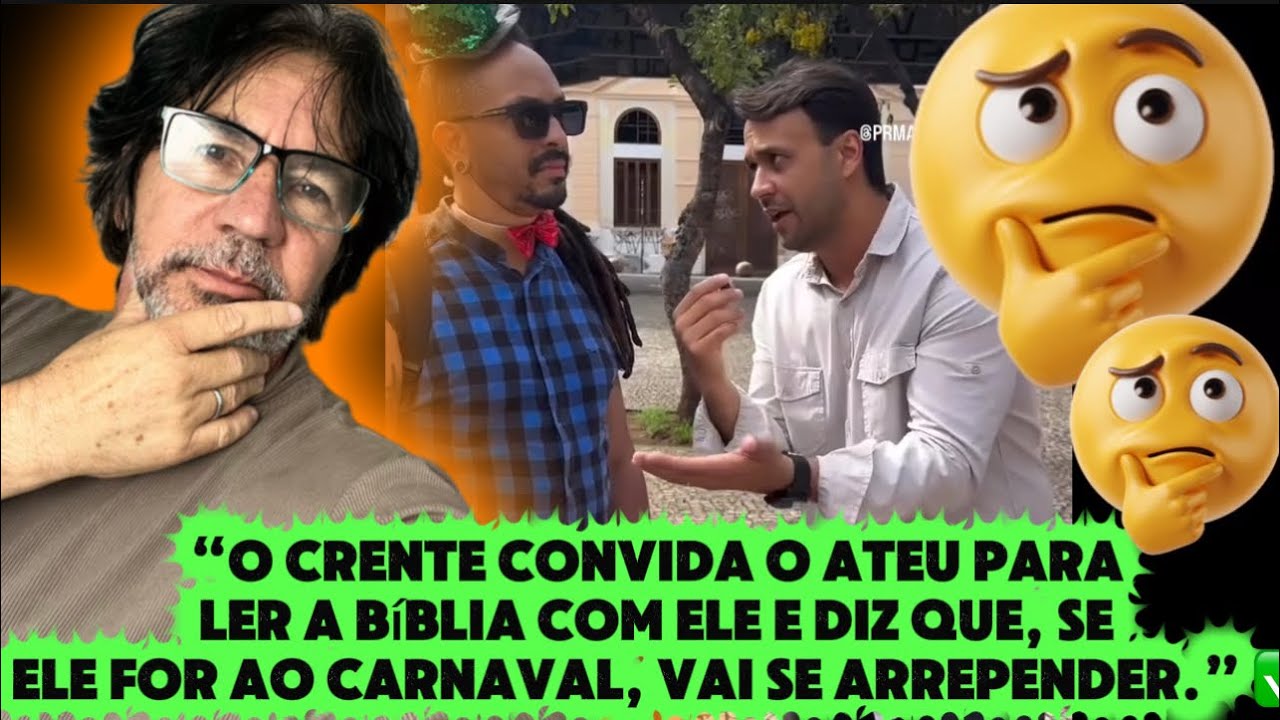 “O CONVITE com ameaça QUE VIRA ADVERTÊNCIA: CRENTE X ATEU”