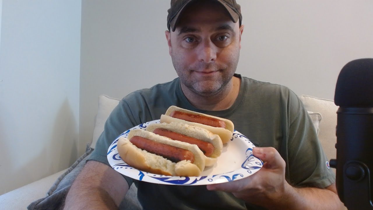 ASMR Eating Hot Dogs and Rambling