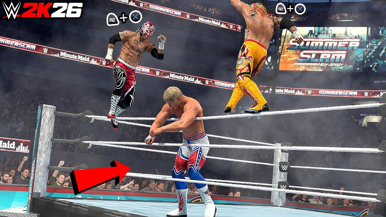 50 лучших новых приемов, которые вы обязательно должны увидеть в WWE 2K26!