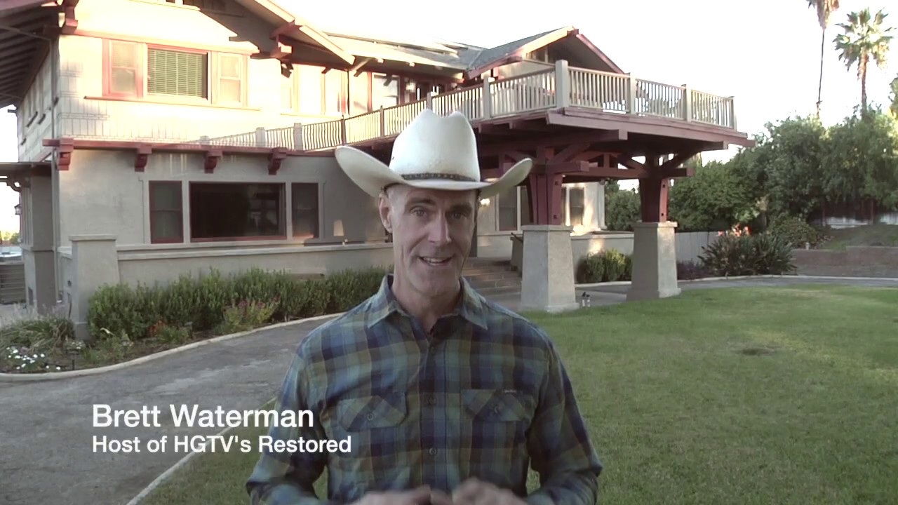 HGTV's Brett Waterman tours 1120 W. Fern Ave. Redlands, California