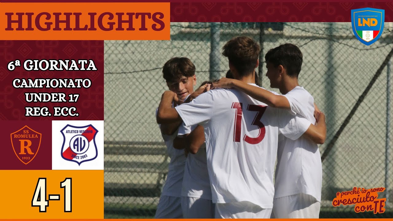 Romulea - Atletico Vescovio | HIGHLIGHTS VI giornata Under 17 Reg. Ecc.