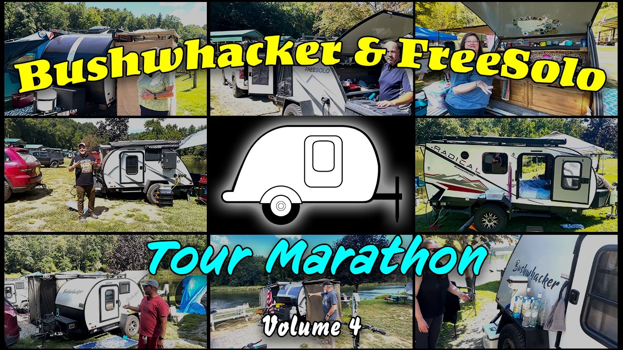 Teardrop & Tiny Camper Tour Marathon!  Mods & Ideas for Small Campers/Trailers
