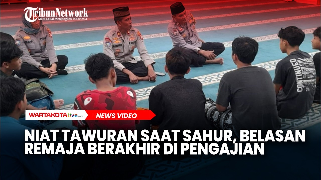 Niat Tawuran Saat Sahur, Belasan Remaja Depok Berakhir di Pengajian