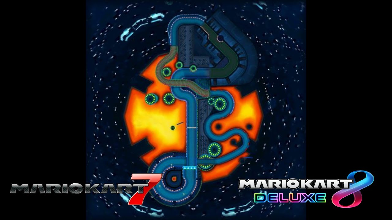 3DS Neo Bowser City Mashup EXTENDED Mario Kart 8 and 7