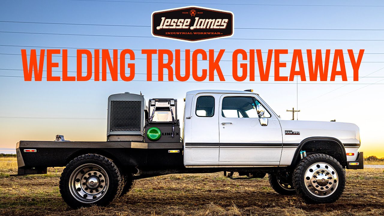 JESSE JAMES CUSTOM WELDING TRUCK GIVEAWAY! @RealTylerSasse