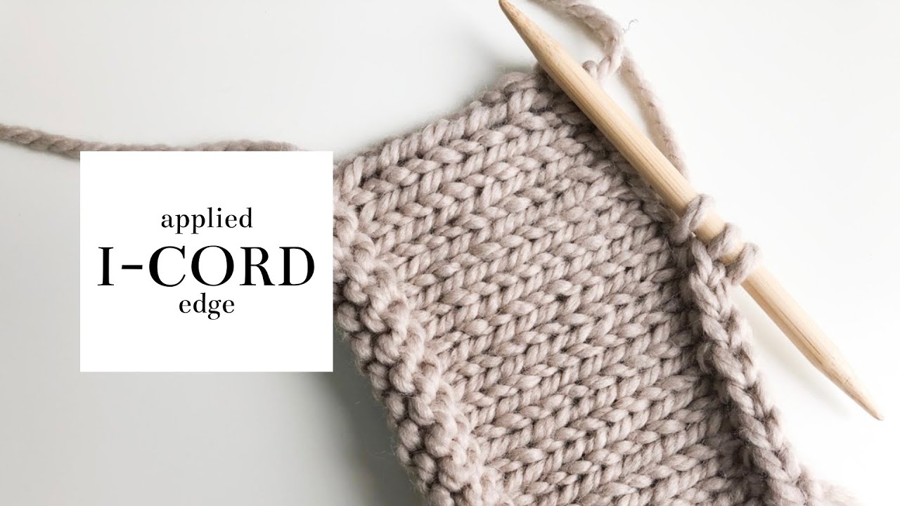 KNIT Applied i Cord Edge