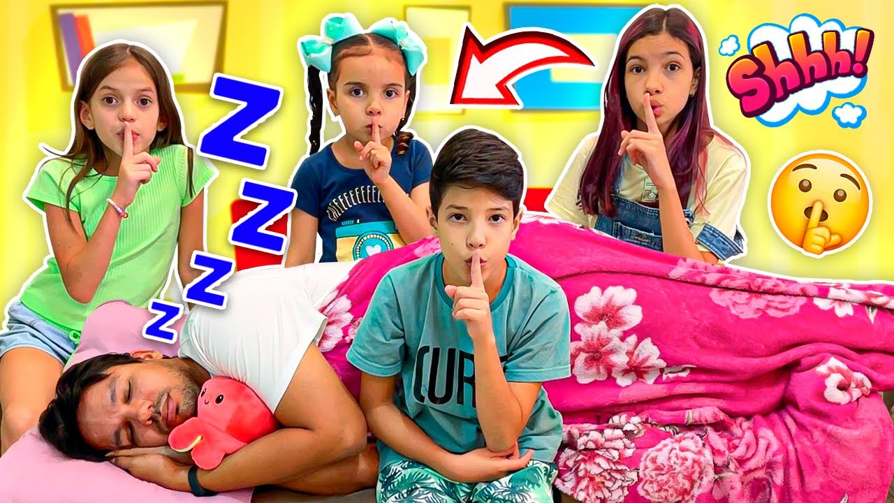 Julinha, Manu e amigos ajudam um pai cansado | Manu ensina Julinha e Henrique a serem bons alunos