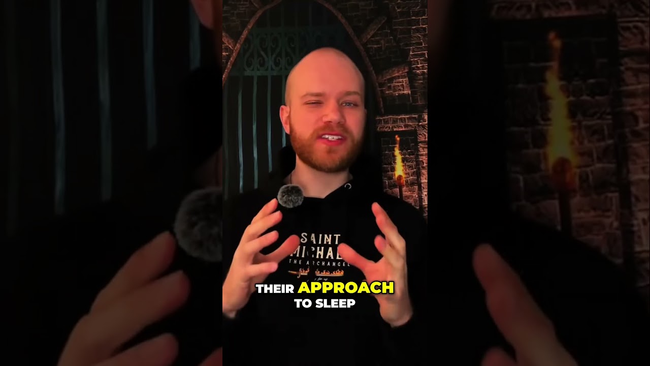 How Medieval Monks Hacked Sleep for Maximum Productivity ⏳💤 #historyshorts #medieval #productivity