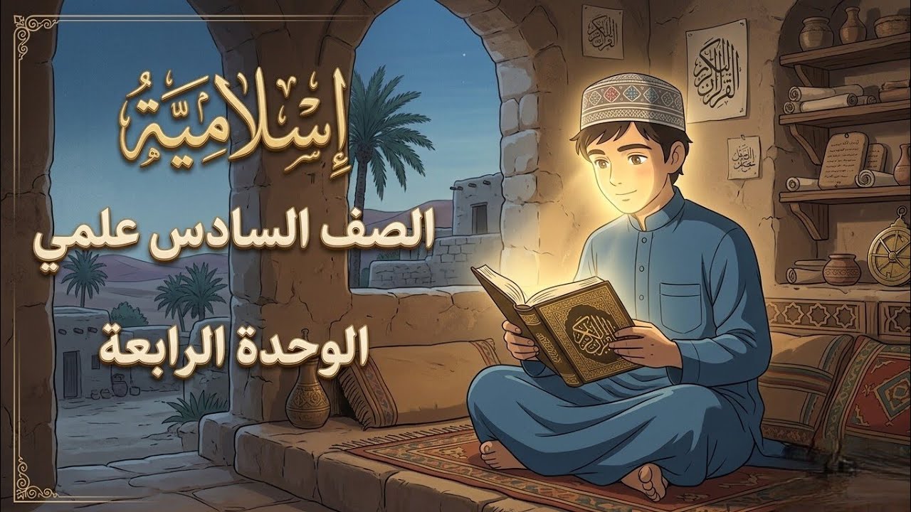 إسلامية الصف السادس علمي الوحدة الرابعة كاملة