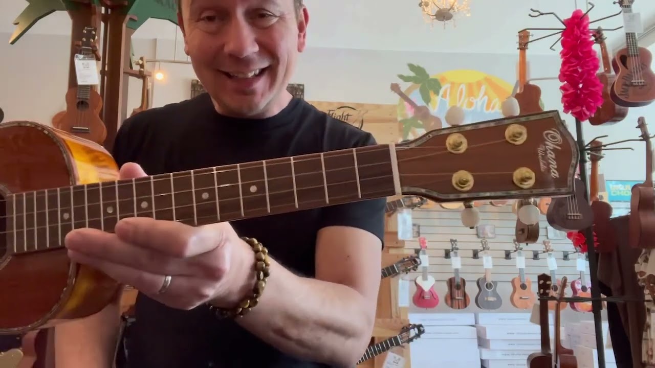 Ohana TK-350G Koa Tenor Ukulele Demo/Review at Aloha City Ukes