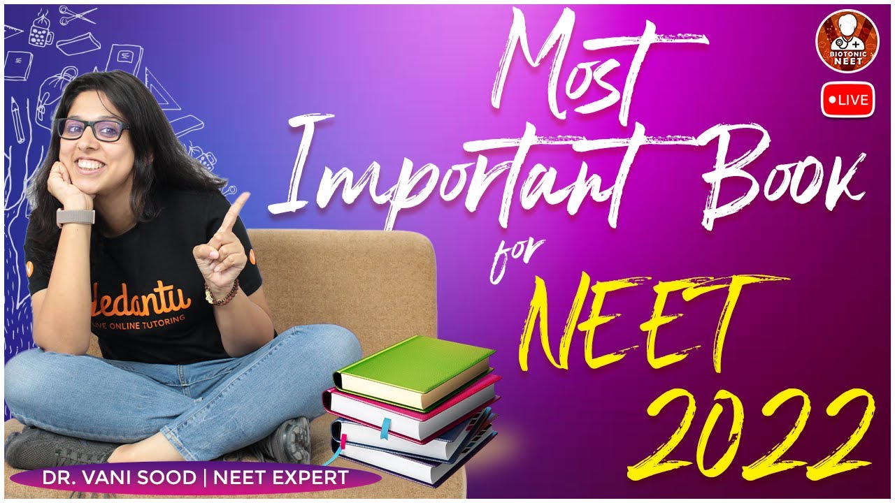 Most Important Book for NEET 2022 Preparation By Vani Ma'am | Best Books For NEET | Vedantu Biotonic